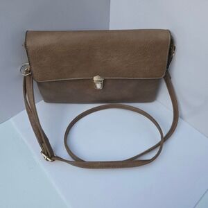 Brown‎ Crossbody Bag Unbranded Medium Faux Leather Adjustable Strap Leopard